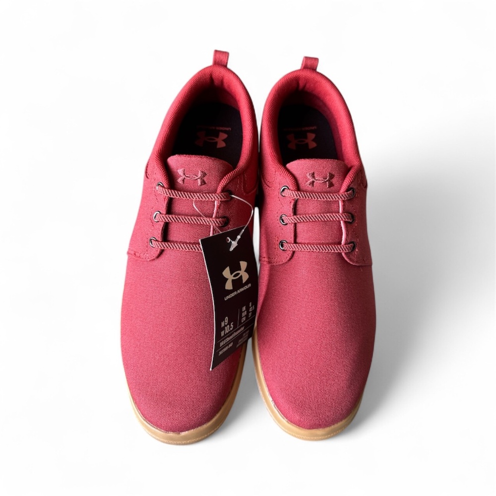 NWB-UNDER ARMOUR U STREET ENCOUNTER/ UNISEX SHOES/ ORANGE- WHIT SIZE M 8.5- W 10